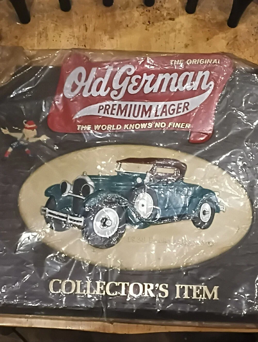Vintage Old German Beer Sign